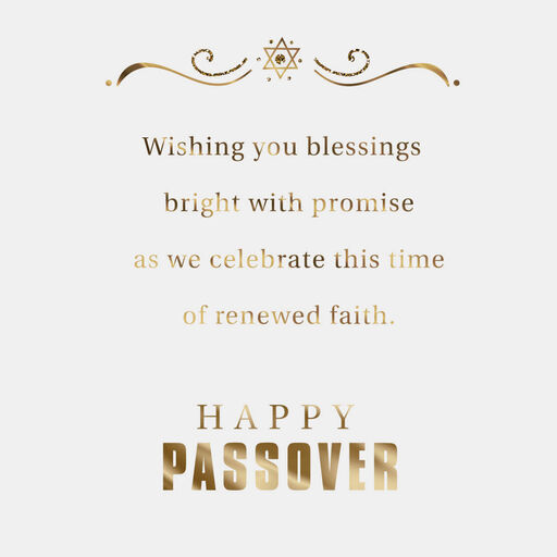 Renewed Faith Hallmark Tree of Life Passover Card